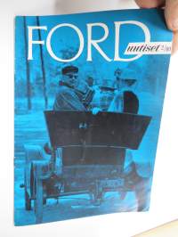 Ford Uutiset 1960 nr 2 -Ford asiakaslehti, sis. mm. seur. artikkelit; Traktoreita läheltä ja kaukaa, Pakettiauton päivätyö - Primulan leipomo ja Ford Thames,