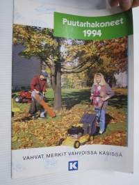 Kesko Puutarhakoneet 1994 -tuoteluettelo / kuvasto