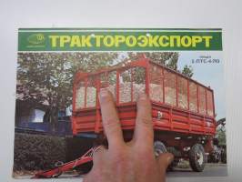 Traktoreksport 2-PTC-4-793 traktoriperävaunu -myyntiesite, venäjänkielinen
