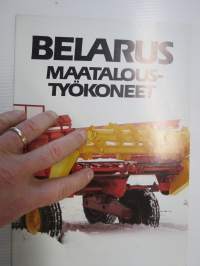 Belarus maataloustyökoneet / perävaunut -myyntiesite