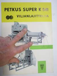 Petkus Super K 541 viljanlajittelija -myyntiesite