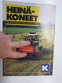 Kesko Heinäkoneet Welger, Pomo, Luoko, Elho, Tuhti -myyntiesite