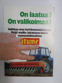 Tume kylvömenetelmät / kylvökoneet -myyntiesite