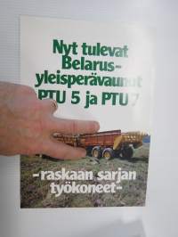 Belarus PTU 5 & PTU 7 traktoriperävaunut -myyntiesite