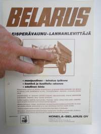 Belarus yleisperävaunu - lannanlevittäjä -myyntiesite