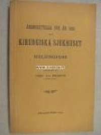 Årsberättelse för år 1913 från Kirurgiska Sjukhuset i Helsingfors