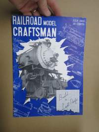 Railroad Model Craftsman 1950 July -pienoismallilehti
