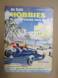Air Trails Hobbies for young men 1954 October, kansikuvitus Gay Welker