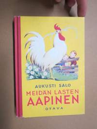 Meidän lasten Aapinen - kuvittanut Rudolf Koivu