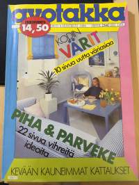 Avotakka 1984 nr 4, Punainen tupa turun saaristossa , Ensin oli pelkkää kiveä - Marjaana ja Harri Antinranta Heinolassa - katso sisällysluettelo kuvasta.