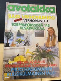 Avotakka 1983 nr 3, Pirjo Häggmanin talo, Turkua on jo tarpeeksi tuhottu, Jukolanrinteen rivitalokaksoset Nummelassa, katso sisällysluettelo.