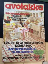 Avotakka 1983 nr 6, Eeva-Riitta ja Fredi Siitosen talo, Ensin oli navetta - Airi ja Matts Widlund, Hanko merihenkisten paratiisi, katso sisällysluettelo