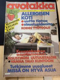 Avotakka 1983 nr 8, Erakkosaaren ainoa tuikku - Pirkko Hämäläinen, Avotakka Kuusankosken asuntomessuilla, Alikartano eli Mäntsälän Frugård, katso sisällysluettelo.