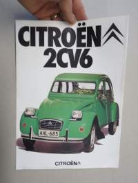 Citroën 2CV6 1977 -myyntiesite / sales brochure