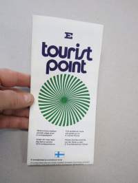 E tourist point - E-turistipisteiden (tavaratalot, huoltoasemat, hotellit) kartta & esite