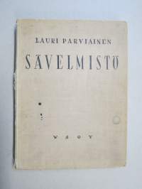 Sävelmistö koulun laulukirjaan 1936