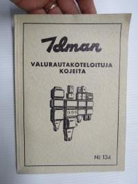 Idman - Valurautakoteloituja kojeita -tuoteluettelo nr 134