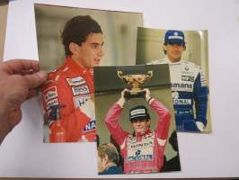 Ayrton Senna 3 kpl valokuvia