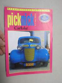 Harrasteautotapahtuma Pick-Nick 1993 Forssa Pilvenmäki -tapahtumalehti / julkaisu