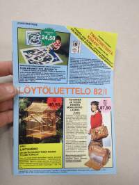 Löytöluettelo 1982/I -postimyyntiluettelo