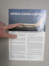 Airbus A-300B4-koneiden hanintahistoriaa / esite