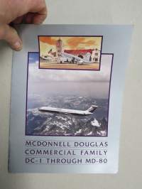 McDonnell Douglas Commercial Family DC-1 through MD-80