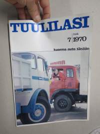 Tuulilasi 1970 nr 7 -Kuorma-autonumero, Automatkailua matkailuautolla Ford Freedom - Citroen Camionette, Volvo 142 liikuntavammaisille, Solifer Consul KBT...