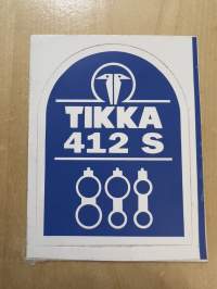 Tikka 412 S  -tarra  / sticker