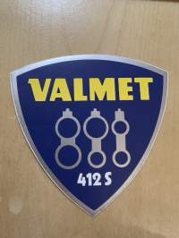 Valmet 412 S  -tarra  / sticker