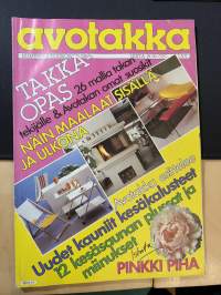 Avotakka 1985 nr 5, Villa Nordkap, Laatua ja ajattomuutta - Marja Liljendahl-Kemppi, Takkaopas, Irkka ja Heikki Järvenpään kakkoskoti,  -katso sisällysluettelo.