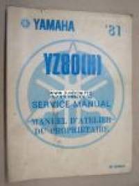 Yamaha YZ80 (H) ´81 owner´s service manual -omistajan huolto-ohjekirja