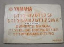 Yamaha DT125 / DT175F / DT125MX / DT175MX -käyttöohjekirja 