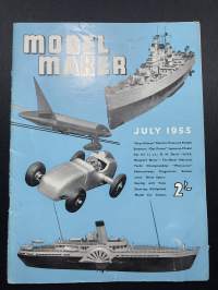Model Maker -1955 July -pienoismallilehti