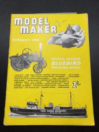 Model Maker -1955 Septemder -pienoismallilehti
