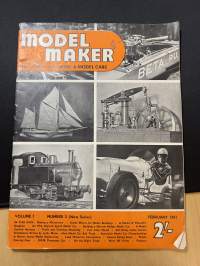 Model Maker -1951 February -pienoismallilehti