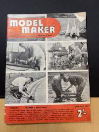 Model Maker -1951 January -pienoismallilehti