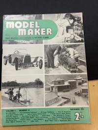Model Maker -1951 December -pienoismallilehti