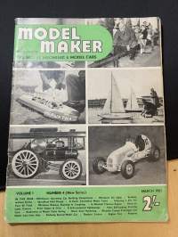 Model Maker -1951 March -pienoismallilehti