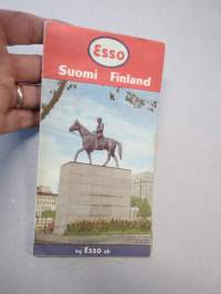 Esso, Suomi 1961 -tiekartta, road map