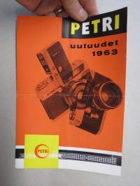 Petri kamerat uutuudet 1963 kamera -myyntiesite