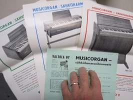 Musicorgan 37, 44 Z, 249 sähköharmooni -myyntiesite 3 erilaista + hinnasto