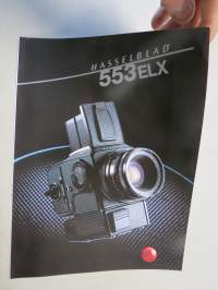 Hasselblad kamerasystem 553 ELX camera -brochure in english / kameraesite