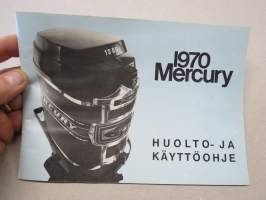 Mercury 1970 perämoottori -käyttö- ja huolto-ohjekirja