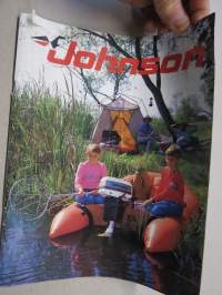 Johnson 1987 perämoottorit -myyntiesite / outboards brochure