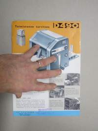 Rex Rotary D-490 monistuskone -myyntiesite