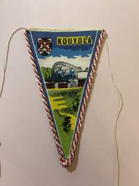 Kouvola uimahalli -matkailuviiri, pikkukoko / souvenier pennant