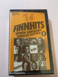Finnhits 9 Finnlevy FMK 10 -C-kasetti / C-cassette (16 hittiä alk. )