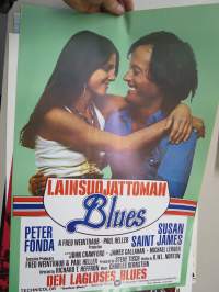 Lainsuojattoman Blues / Den laglöses Blues -elokuvajuliste, Peter Fonda, Susan Saint James