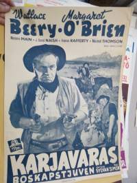 Karjavaras / Boskapstjuven -elokuvajuliste, Wallace Beery, Margaret O´Brien