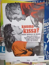 Kuuma kissa? Kissaa katsoessa on mukava olo -elokuvajuliste, pääosissa Maarita Mäkelä, Eero Melasniemi, Kurt Ingvall